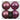 KAEMINGK - Box sfere in plastica rosa antico 10cm Cod. 022676