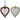 KAEMINGK - Appendino cuore in plastica 11cm Cod. 028401