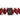 KAEMINGK - Box pigne in plastica rosso 8cm Cod. 028572