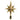 KAEMINGK - Puntale in plastica oro 25.5cm Cod. 029097