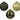 Sfere decorate verdi Cod. 062653