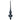 KAEMINGK - Puntale in vetro blu 26cm Cod. 114269