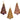 KAEMINGK - Albero di natale da appendere in vetro Cod. 122223