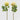 EDG - Rosa Artificiale gialla 52cm Cod. 2100300A299