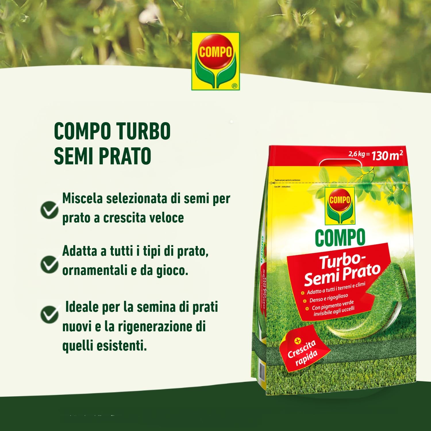 Concime per il prato granulato COMPO 5 Kg | Leroy Merlin Concime per il prato granulato COMPO 5 Kg | Leroy Merlin
