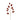 KAEMINGK - Ramo glitter natalizio rosso 60cm Cod. 398516