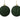 KAEMINGK - Sfera in plastica e glitter verde 8cm Cod. 457840