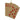 KAEMINGK - Carte da gioco natalizie glitter 10cm Cod. 537347