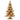KAEMINGK - Statua albero di natale oro e perle 38cm Cod. 537602