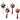 KAEMINGK - Sfere natalizie con nappa 8cm Cod. 724221