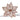 GOODWILL - Stella di natale crema e oro 30cm Cod. FF99542