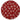 TAPPETO COTONE TONDO ROSSO 90 CM