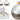 PALLINA NATALE 100MM BIANCO\ORO 3AS