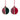 GOODWILL - Sfera natalizia in tessuto scozzese 10cm Cod. 36573