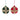 GOODWILL - Sfera natalizia in tessuto 10cm Cod. 36579