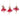 GOODWILL - Ballerina con tulle rosso 13cm Cod. MC38373