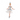 KURT ADLER - Ballerina argentata 15cm Cod. E0425