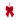 KURT ADLER - Fiocco Rosso Piccolo 19cm Cod. C0823R