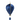KAEMINGK - Mongolfiera in velluto blu 60cm Cod. 708930
