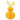 KAEMINGK - Appendino Coniglio Giallo In Carta 12cm Cod. 835594