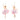 GOODWILL - Ballerina natalizia con tulle rosa 18cm Cod. TR19096
