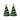 Lemax Classic Christmas Tree Set Of 2 Cod. 34100