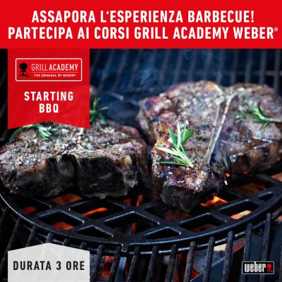 Corso UFFICIALE WEBER 3 settembre 2022 ore 10.00 Starting BBQ 