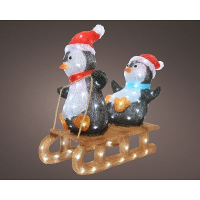 Pinguini Su Slitta Cod.491205