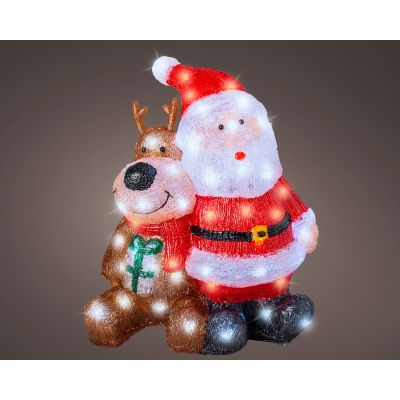 Babbo Natale e Renna Cod. 491268
