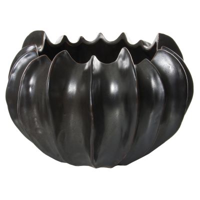 SHISHI - Vaso Ceramica Nero Cod. 54968