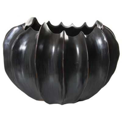 SHISHI - Vaso Ceramica Nera Cod. 54969