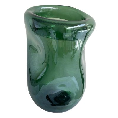 SHISHI - Vaso Verde Vetro Organico Cod. 61359