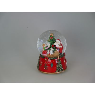 Carillon Sfera di Neve con Babbo Natale Cod. 63081
