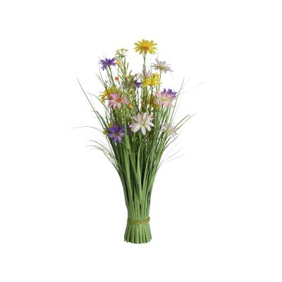 Mazzetto di erba e fiori 30cm Cod. 830472
