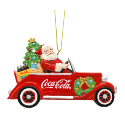 KURT ADLER - Automobile Coca-Cola Babbo Natale Cod. CC2191