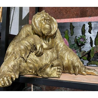 Cor Mulder - Statua Scimpanze Oro Cod. 94977