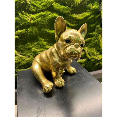 Cor Mulder - Statua Bulldog Oro 28cm Cod. 62801