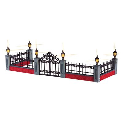 Lighted Wrought Iron Fence Cod. 54303