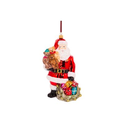 HURAS FAMILY - Babbo Natale con orsetto Cod. S373