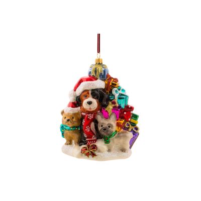 HURAS FAMILY - Appendino cani con regali Cod. S901