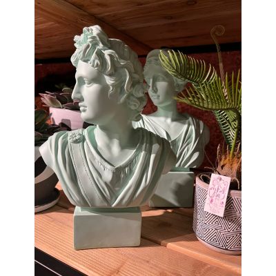 PALAIS ROYAL - Busto Apollo e Artemide Verde Acqua Cod. 37173