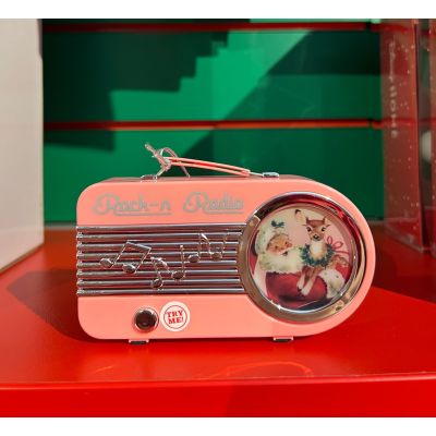 Appendino Radio vintage Rosa Cod. 948185